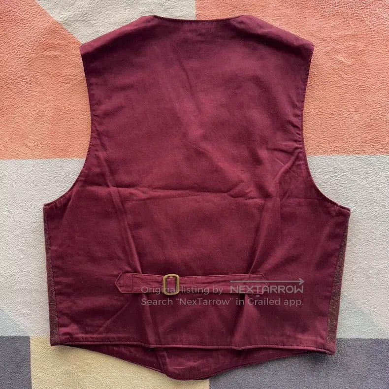 RRL Ralph Lauren RRL Ralph Lauren Burgundy cashmere floral double-breasted Size US M / EU 48-50 / 2 - 3 Thumbnail
