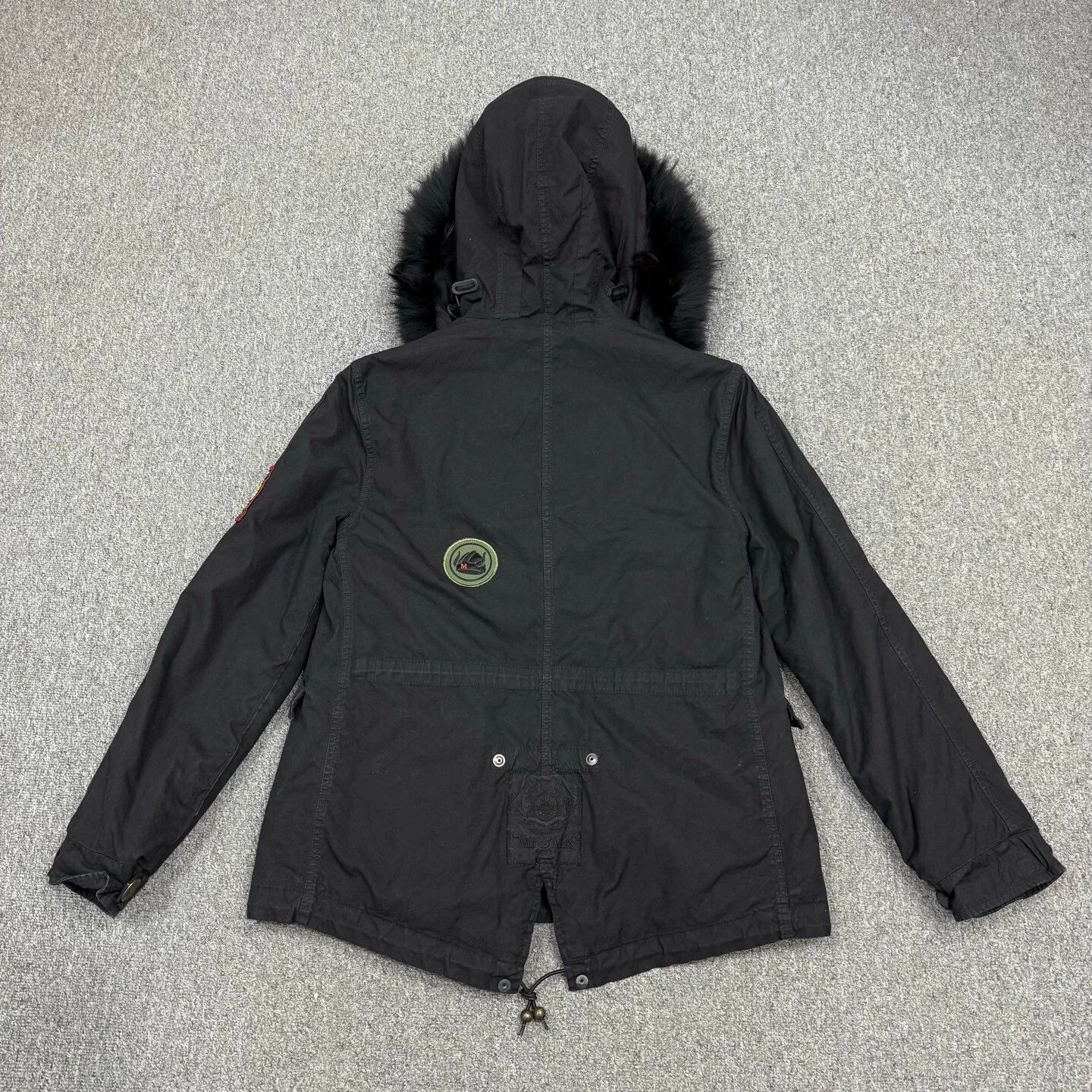 MR & MRS ITALY Mr&Mrs Black Badge Lambskin Hooded Cotton Jkt Size S / US 4 / IT 40 - 2 Thumbnail