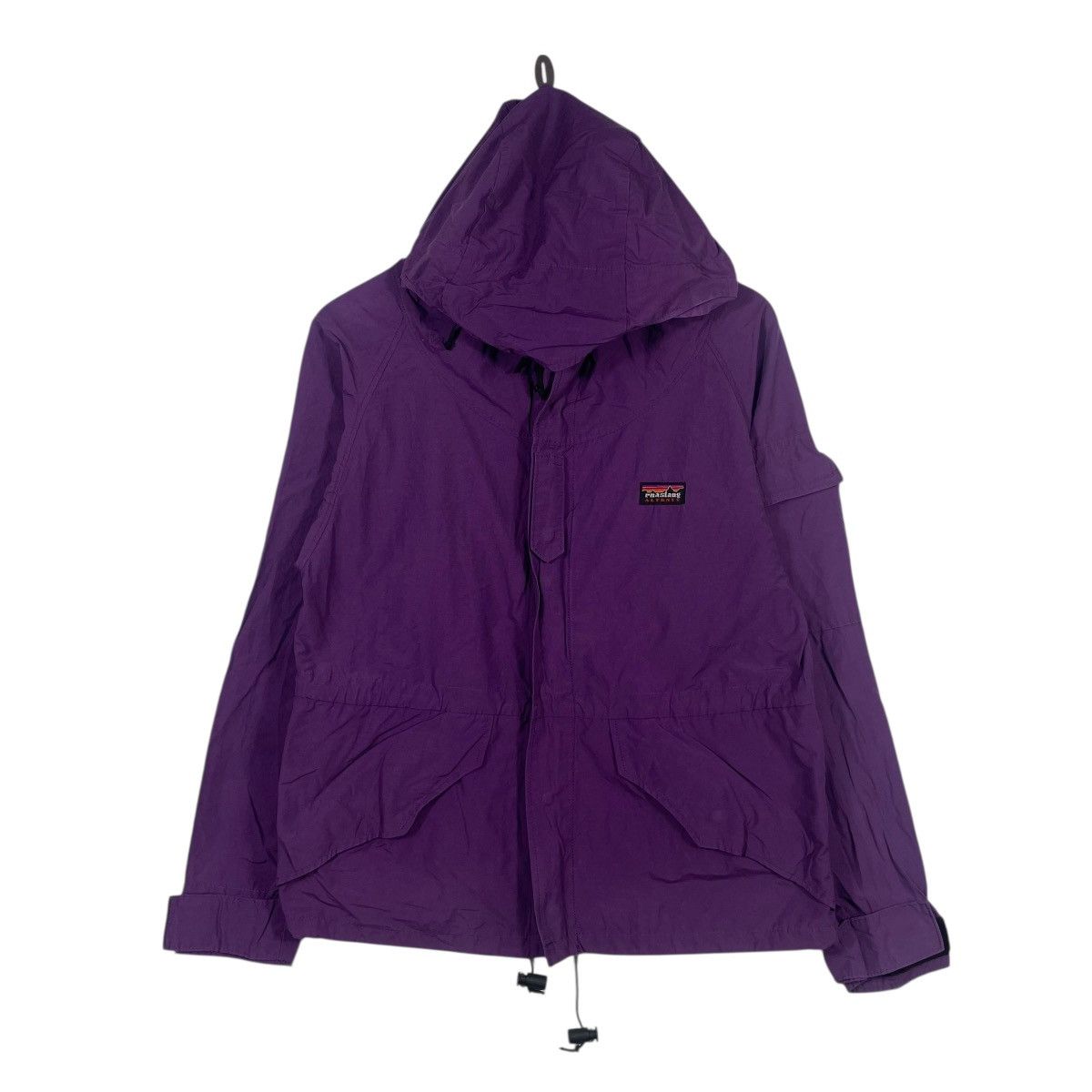 Vintage Vintage RNA SLANG Inc Purple Hooded Technical Jacket Size US L / EU 52-54 / 3 - 1 Thumbnail