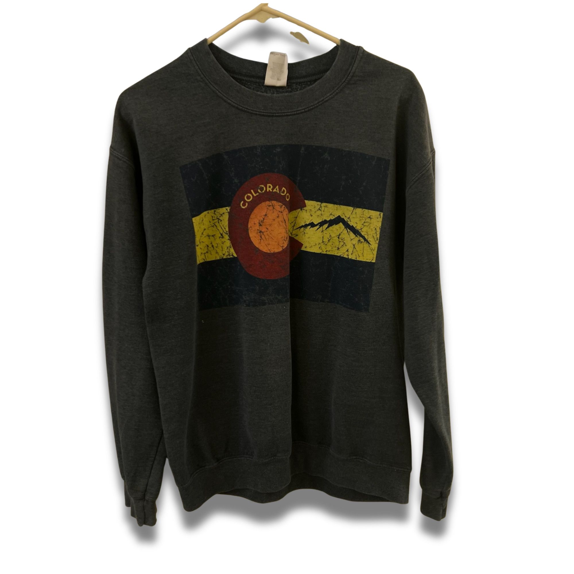 Gildan Gildan Colorado Heavy Blend Crewneck Sweatshirt Medium Charc Size US M / EU 48-50 / 2 - 2 Thumbnail
