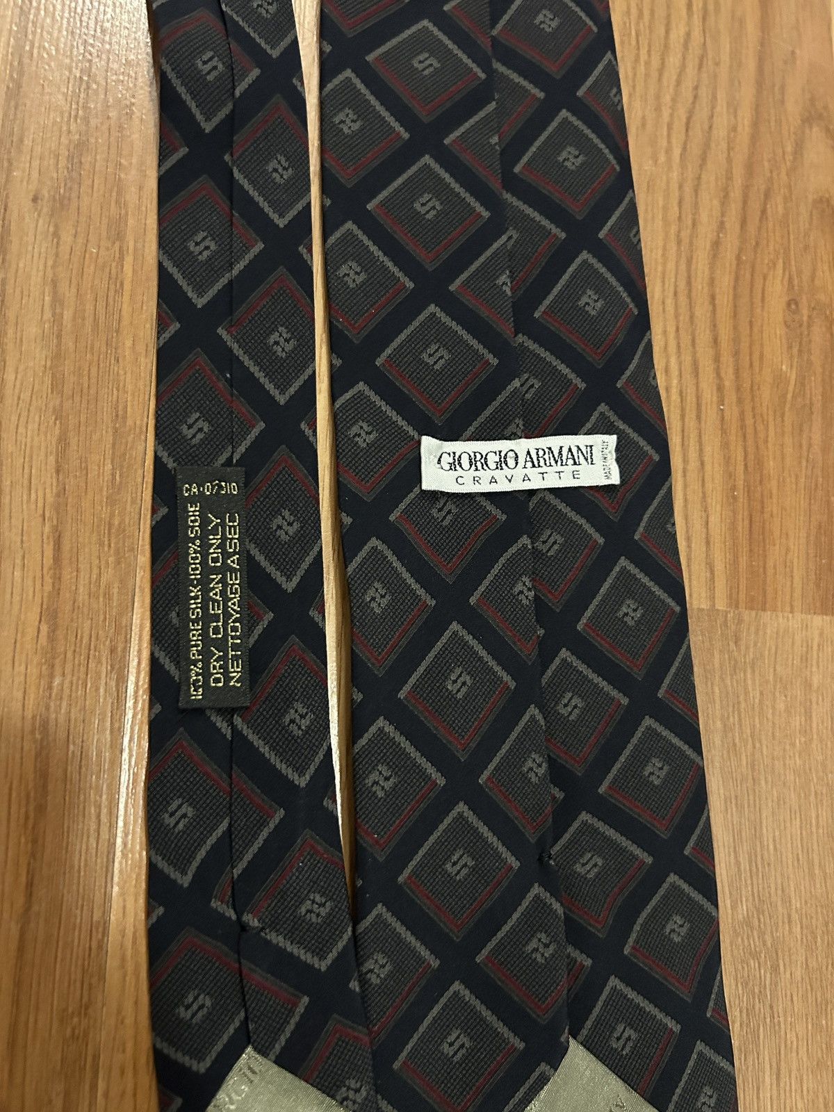 Giorgio Armani Giorgi Armani silk tie Size ONE SIZE - 1 Thumbnail