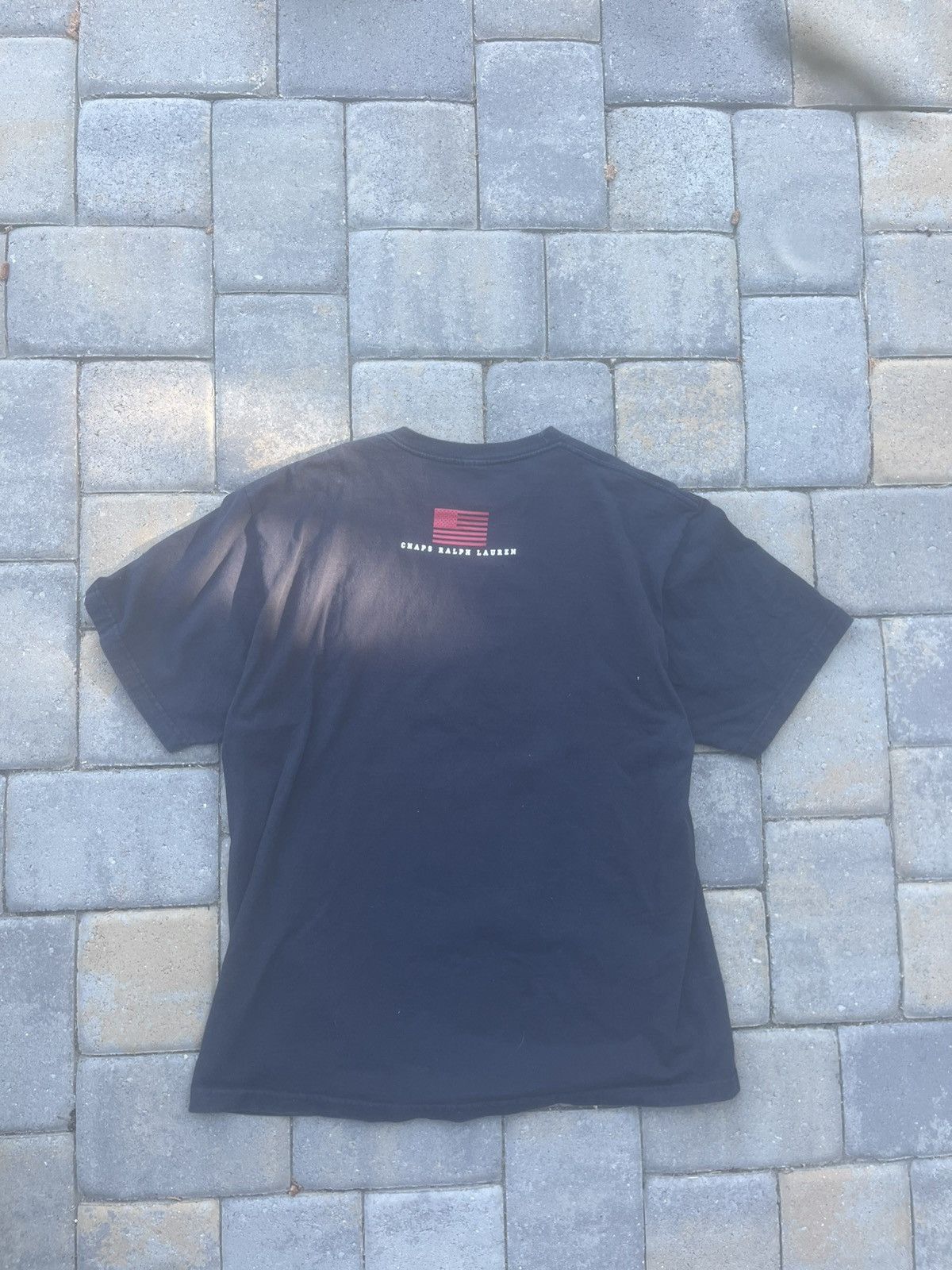 Chaps Ralph Lauren Vintage 90s CRL Logo Tee Size US XL / EU 56 / 4 - 2 Thumbnail