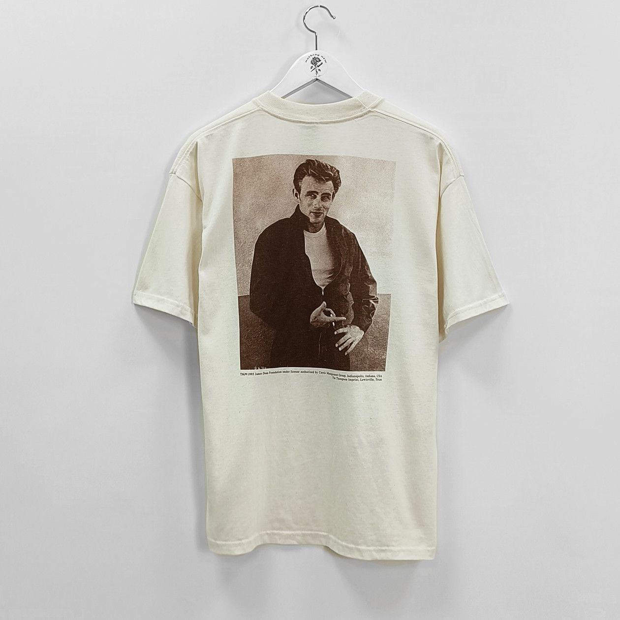 Vintage Vintage 90s James Dean twosided pront t shirt Size US L / EU 52-54 / 3 - 1 Thumbnail