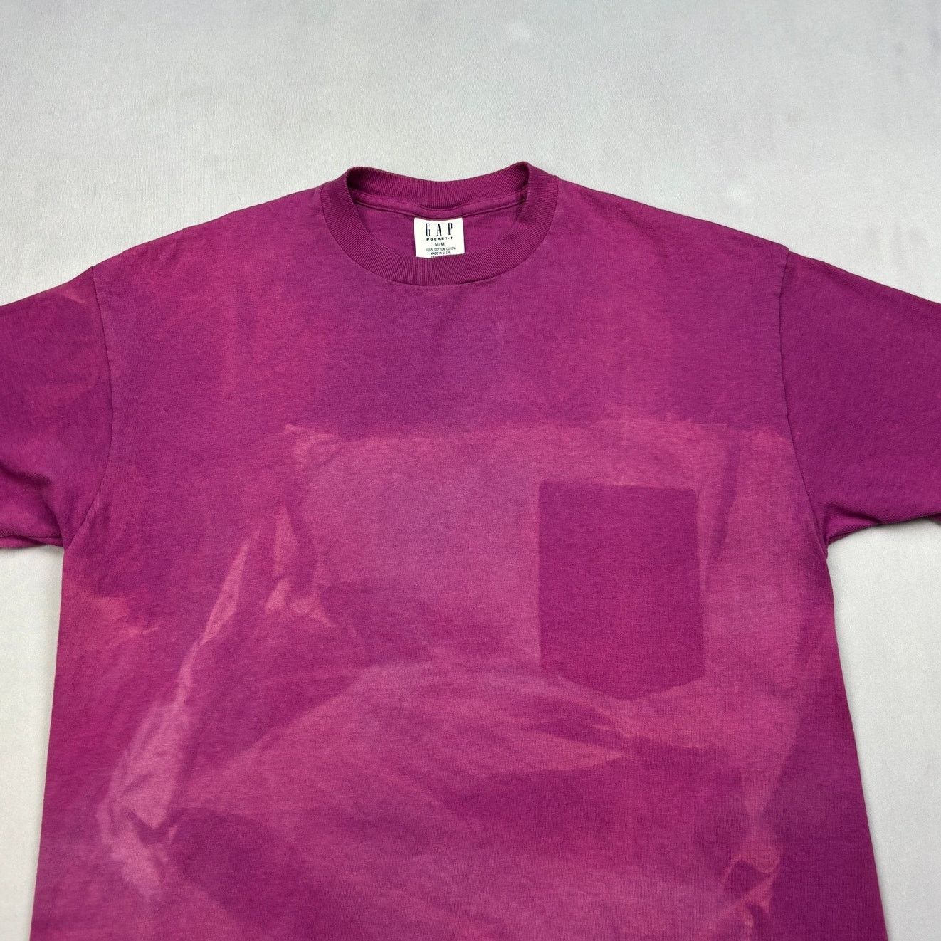 Gap Vintage 90s Gap Pocketless Tee Men's Medium Single Stitch Size US M / EU 48-50 / 2 - 2 Thumbnail