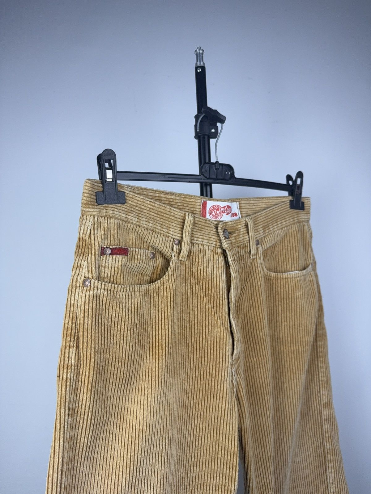 Lee Vintage 90s Retro Lee Cooper Corduroy Pants light Brown Size US 30 / EU 46 - 5 Thumbnail