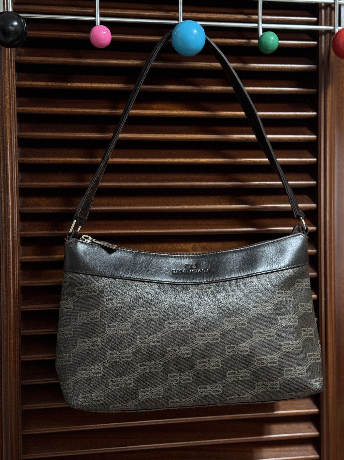 Balenciaga Balenciaga BB Monogram Canvas Satchel Size ONE SIZE - 1 Thumbnail