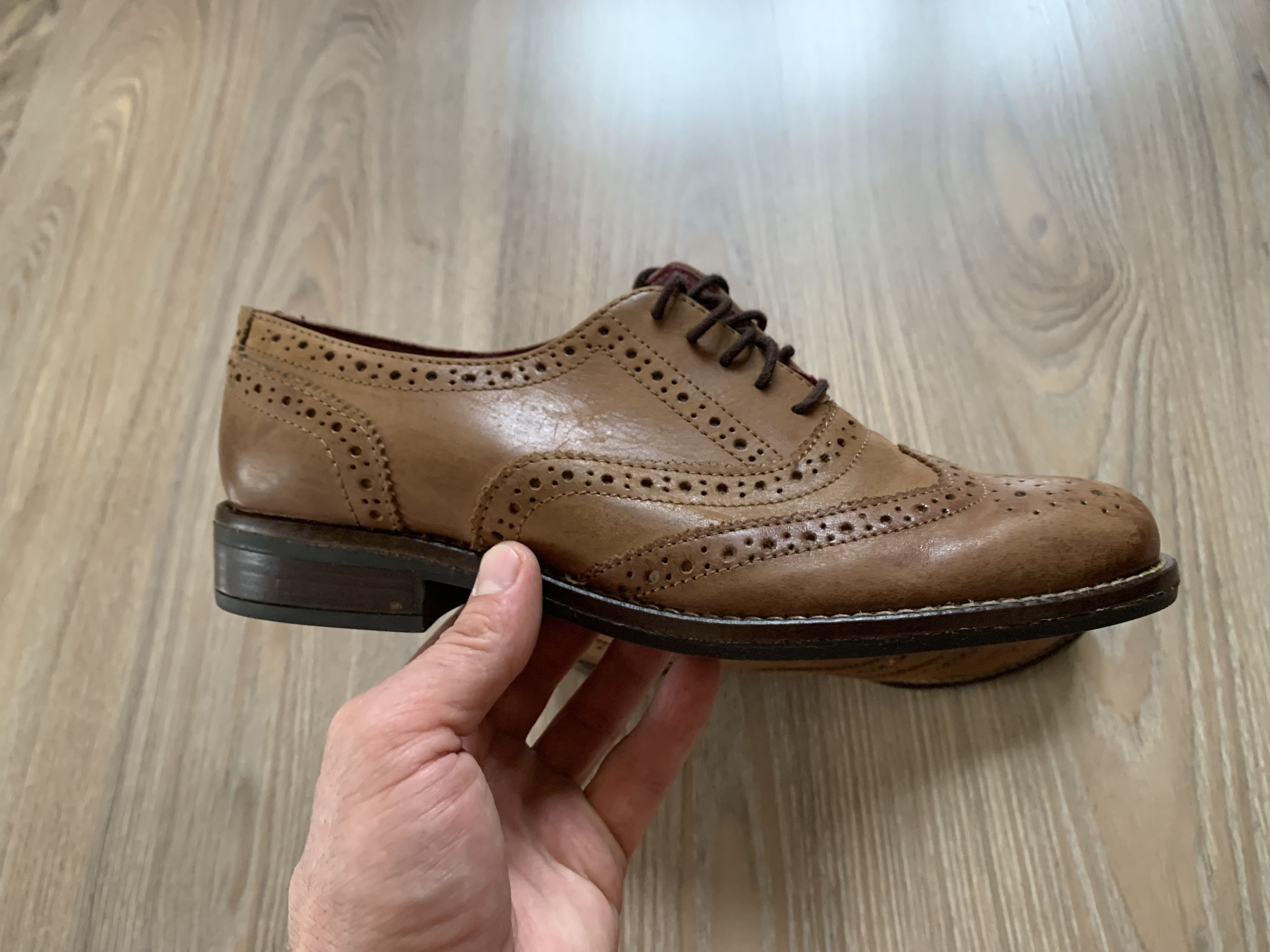Other Giorgio Venuti Womens Italian Brogue Size US 7 / IT 37 - 3 Thumbnail