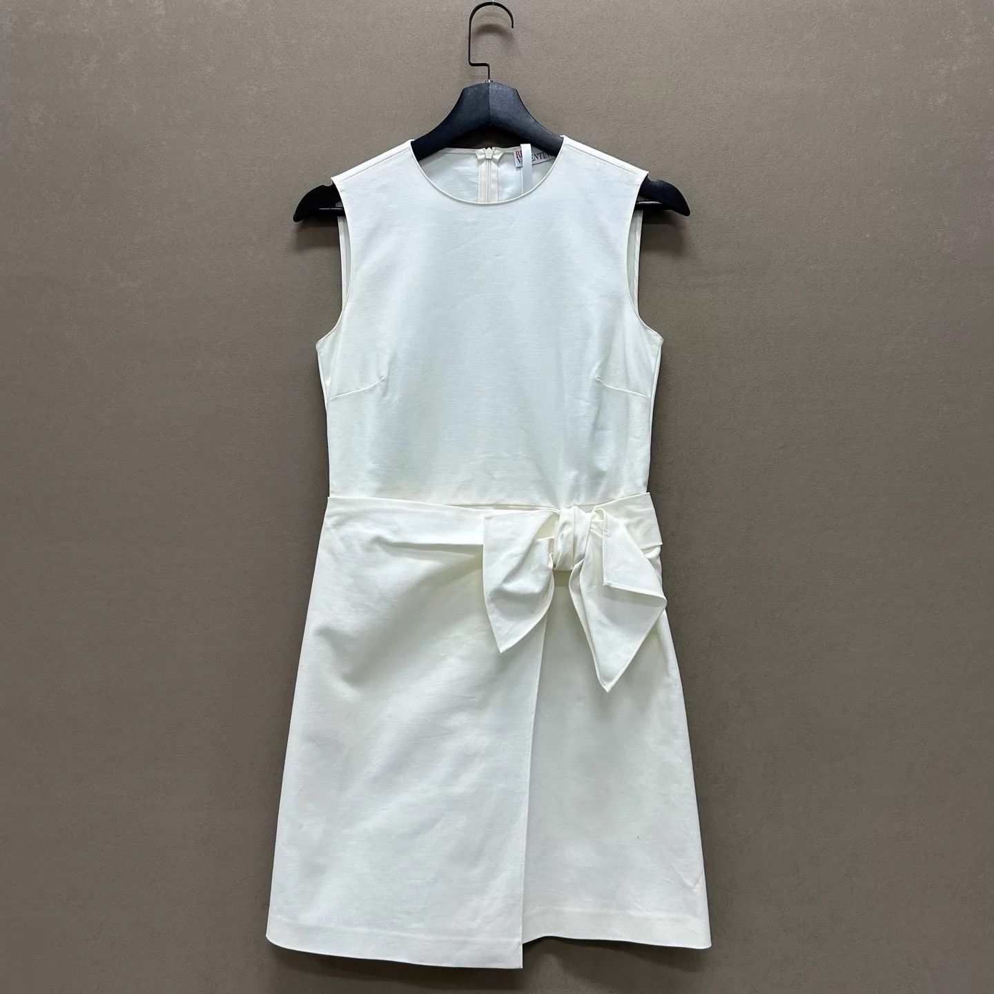 Valentino VALENTINO Sleeveless Bow White Dress 99 New EU38 Size XS / US 0-2 / IT 36-38 - 1 Thumbnail