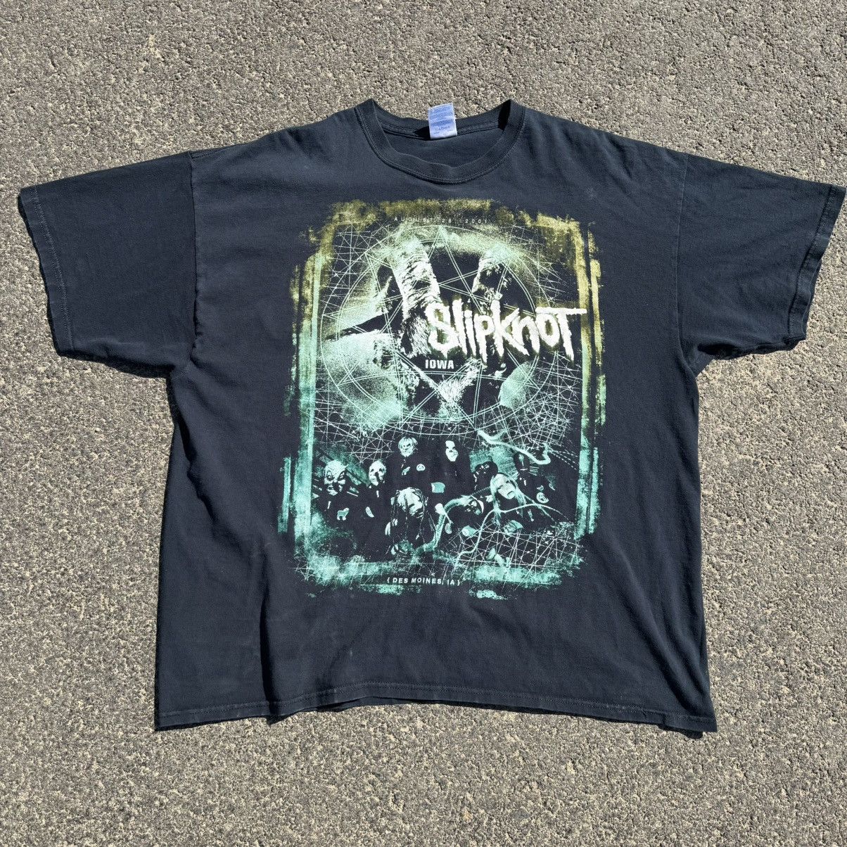 Slipknot Vintage Slipknot lOWA 00s Band Tee Oversized AOP Black Metal Size US XXL / EU 58 / 5 - 8 Thumbnail