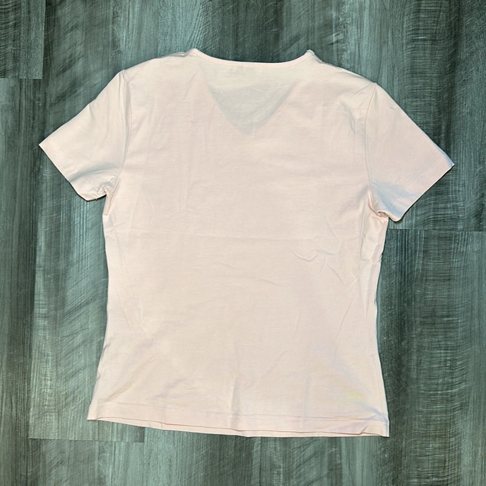 Escada Escada Sport V-Neck Stretch Tee - Large Size L / US 10 / IT 46 - 2 Thumbnail