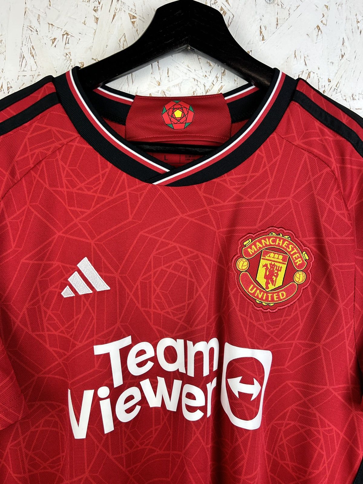 Adidas Adidas Manchester United 2023/24 Home Kit Soccer Jersey L Size US L / EU 52-54 / 3 - 2 Thumbnail