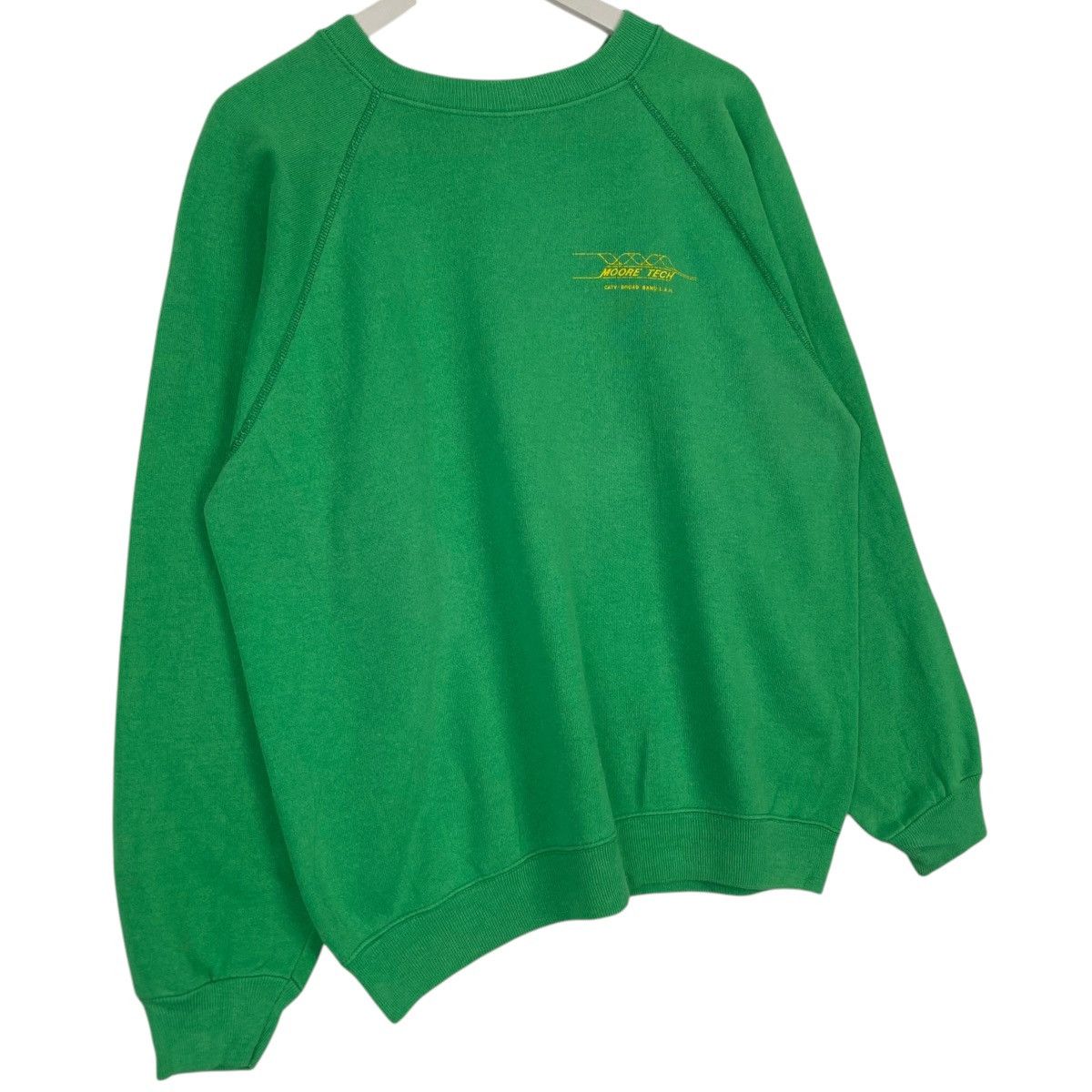 Hanes × Vintage Vintage Hanes Activewear Graphic Crewneck Sweatshirt Green Size L / US 10 / IT 46 - 3 Thumbnail