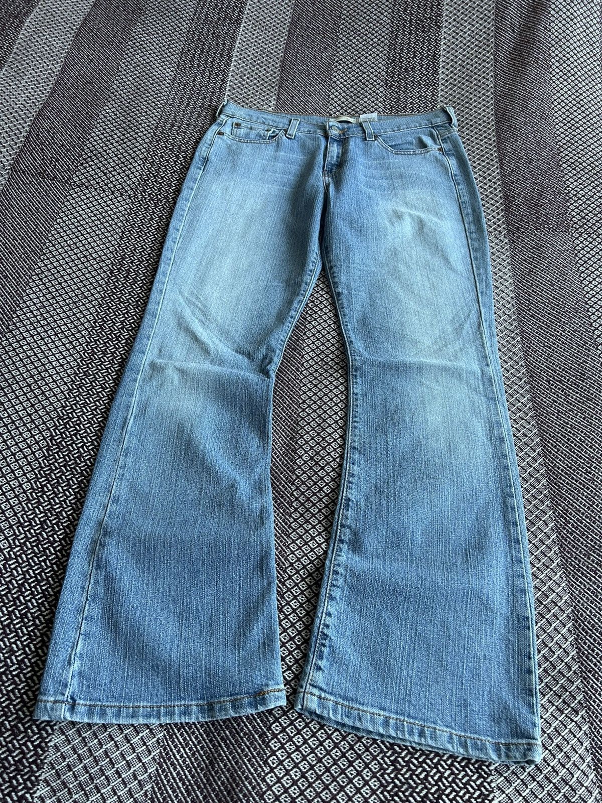 Levi's Vintage Flared Levis 515 Boot Cut Washed 00s Streetwear Y2K Size 32" / US 10 / IT 46 - 2 Thumbnail