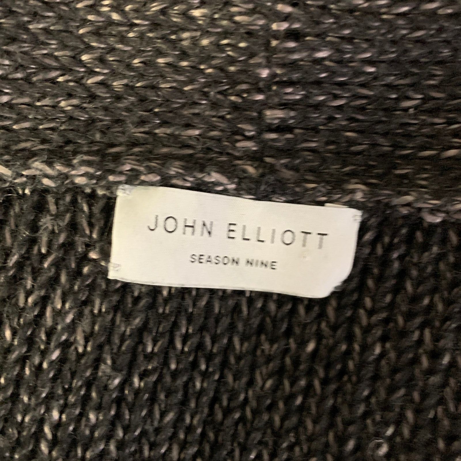 John Elliott JOHN ELLIOTT XL Grey Black Knit Linen Cotton Cape Cardigan Size US XL / EU 56 / 4 - 5 Thumbnail