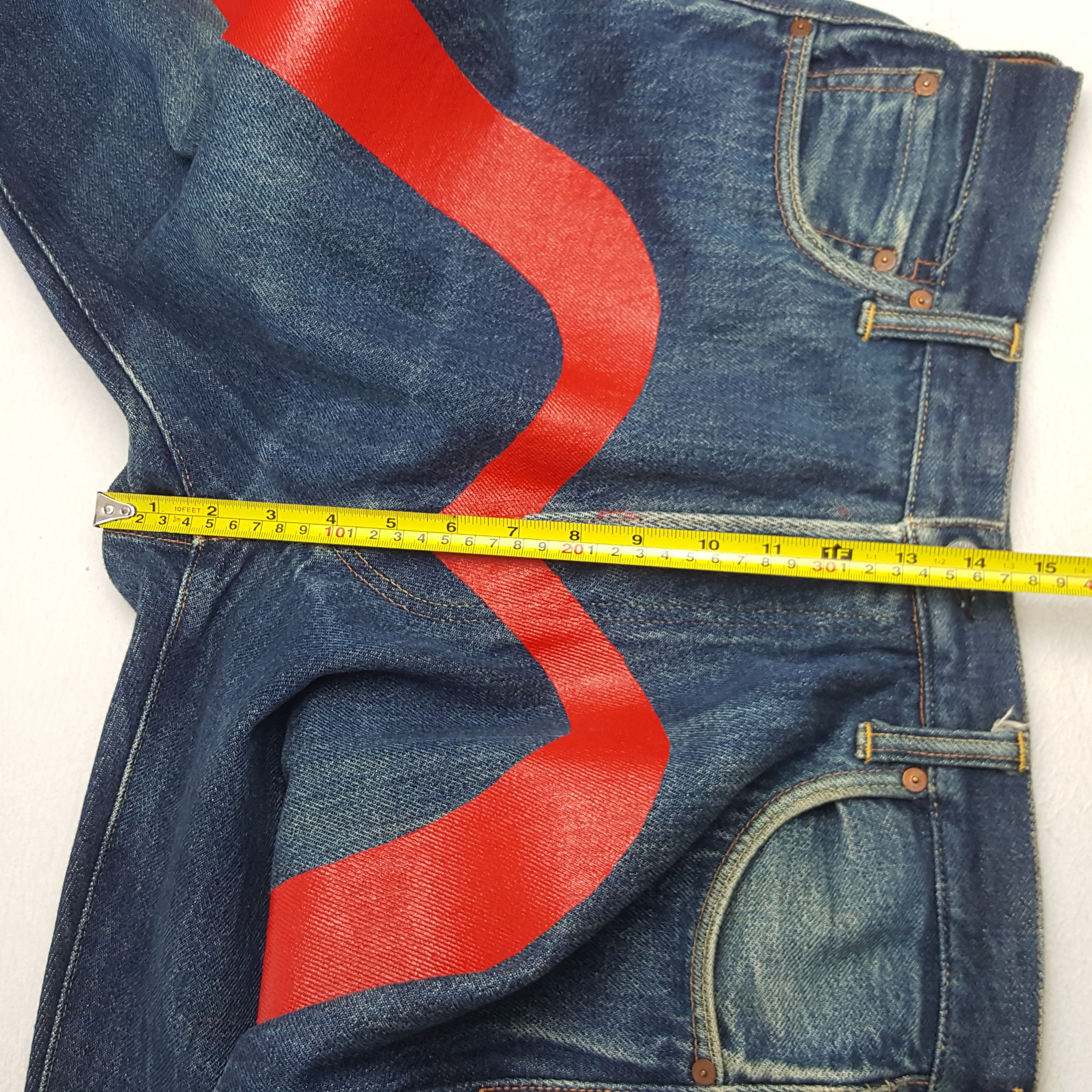 Evisu Vintage Evisu Japanese Brand Daicock Custom Art Denim Jeans Size US 32 / EU 48 - 10 Thumbnail