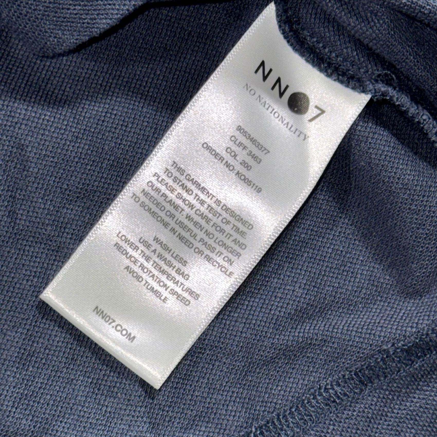 NN07 NN07 Shirt Mens Medium Blue Long Sleeve Crewneck Solid Casual Knit Tee T-Shirt Size US M / EU 48-50 / 2 - 4 Thumbnail