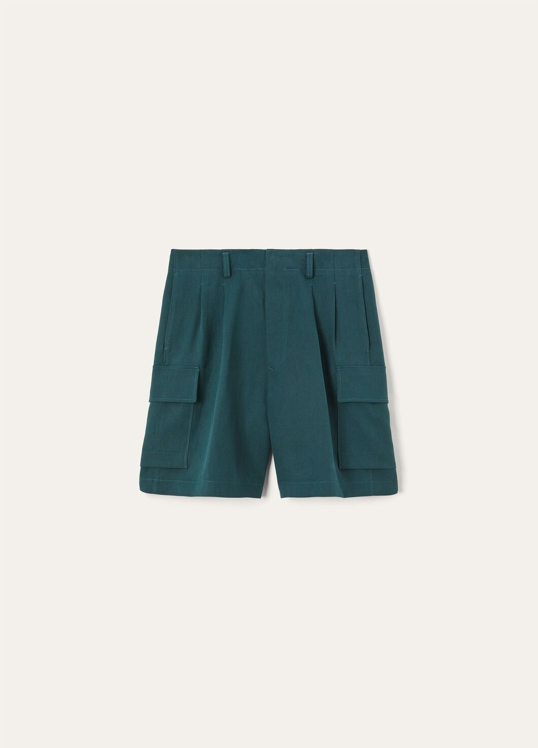Loro Piana o1w1db10725 FAO4981 Einar Bermuda Short in Green Size US 40 / EU 56 - 1 Thumbnail