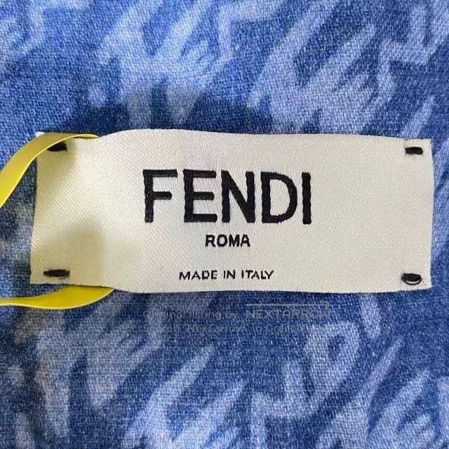 Fendi FENDI SS22 Logo Print High-Waist Shorts. Size 39" - 4 Thumbnail