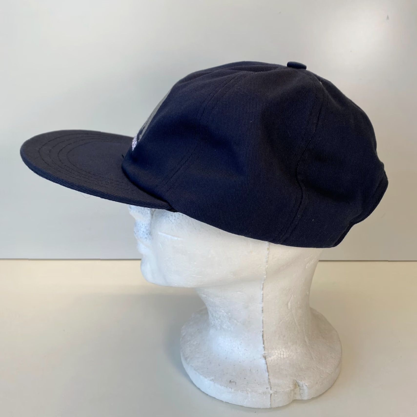 Rusty VINTAGE Rusty Hicks Rusty for Chair Campaign Hat Strapback Navy Blue Bear FAST SHIPPING Size ONE SIZE - 3 Thumbnail