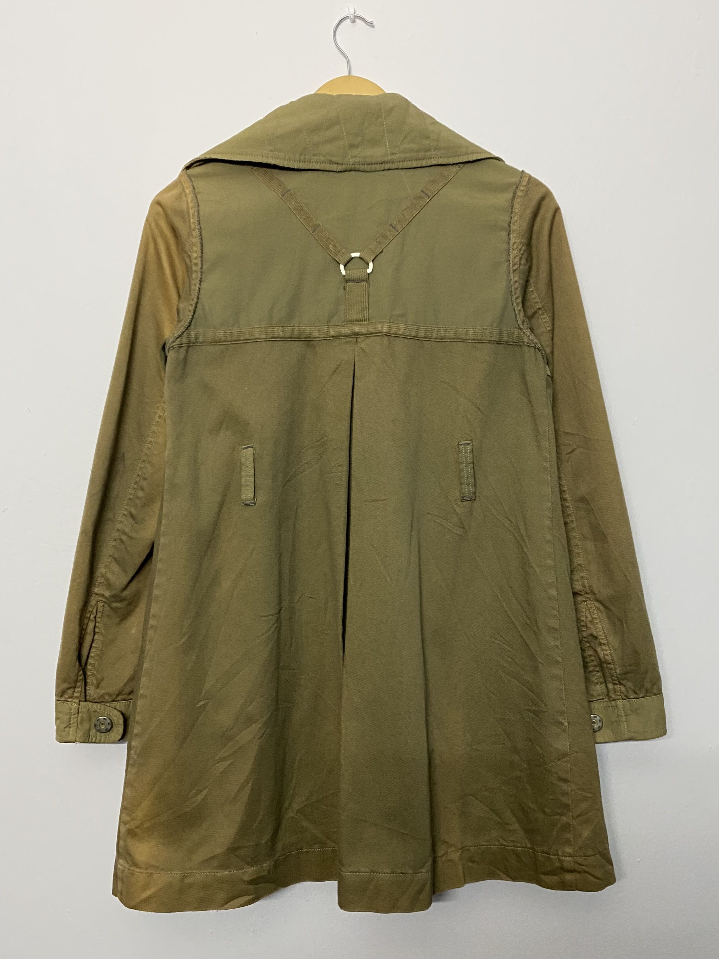 Diesel Diesel Clouds Khaki Double Breasted Utility Trench Coat Size US XS / EU 42 / 0 - 2 Thumbnail