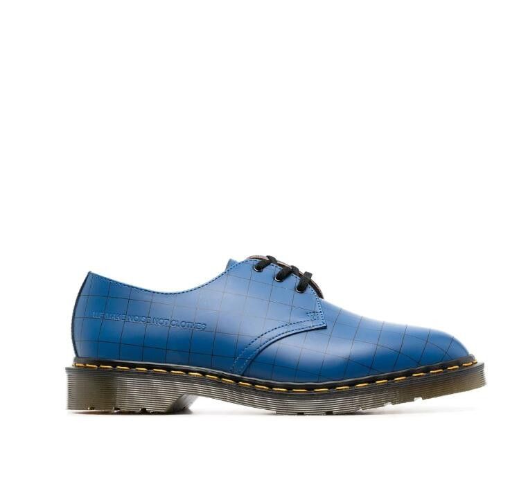 Dr. Martens × Undercover BNWT SS23 UNDERCOVER x DR.MARTENS 1461 UC CHECK DERBYS BL 45 Size US 12 / EU 45 - 1 Thumbnail