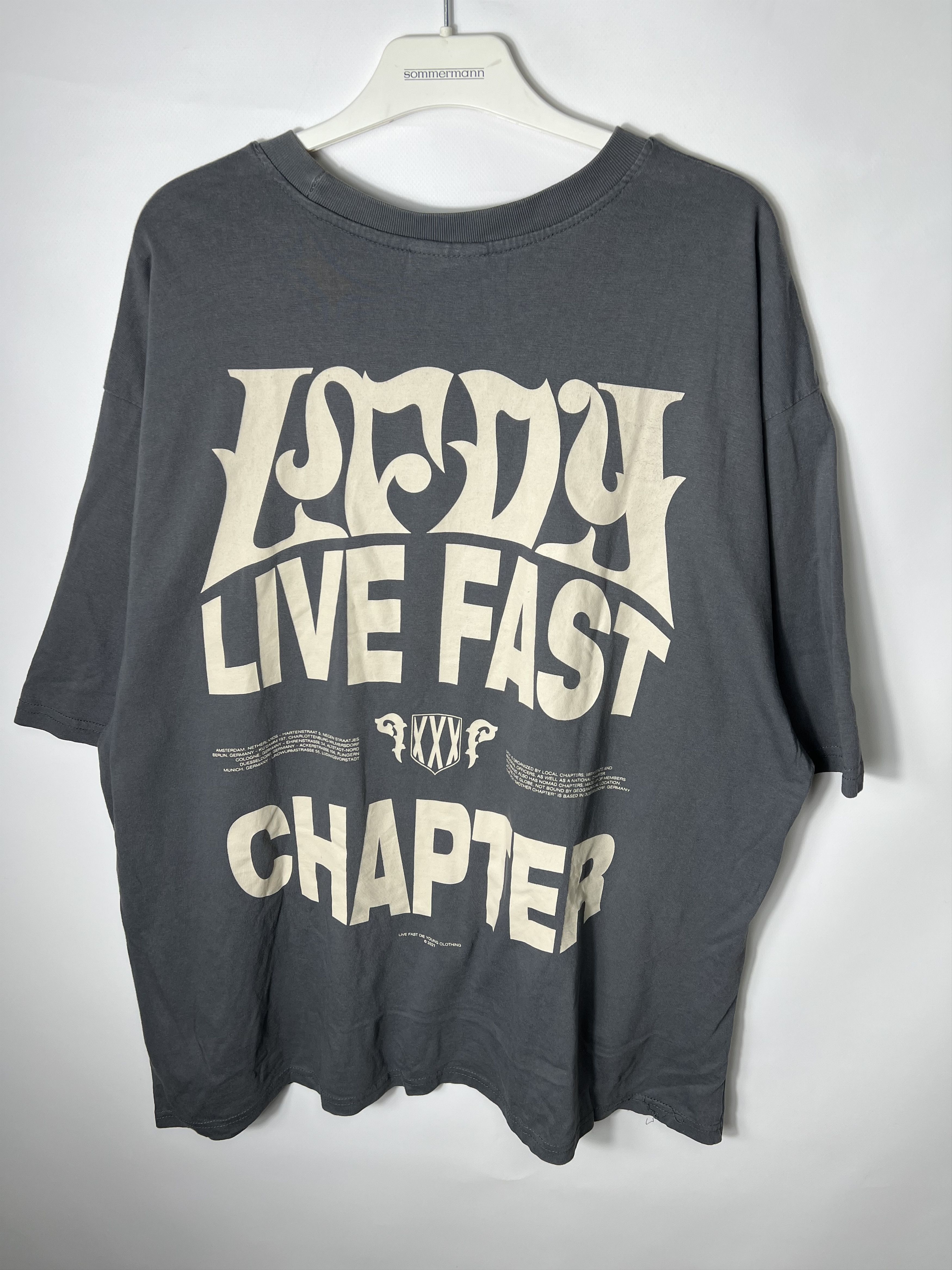 Designer Vintage streetwear Y2K LFDY Oversize T-Shirt Graphic Size US XL / EU 56 / 4 - 4 Thumbnail