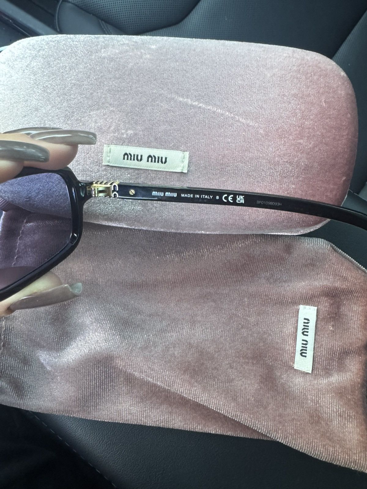Miu Miu Miu Miu Regard Sunglasses Size ONE SIZE - 5 Thumbnail