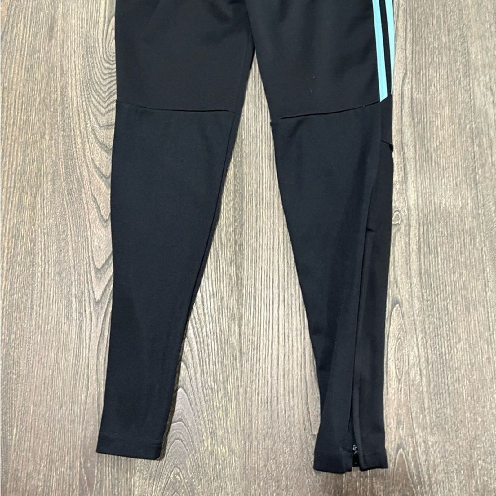 Adidas Adidas Climacool Track Pants Fleece Tapered Leg Elastic XS Size 24" / US 00 / IT 34 - 12 Thumbnail