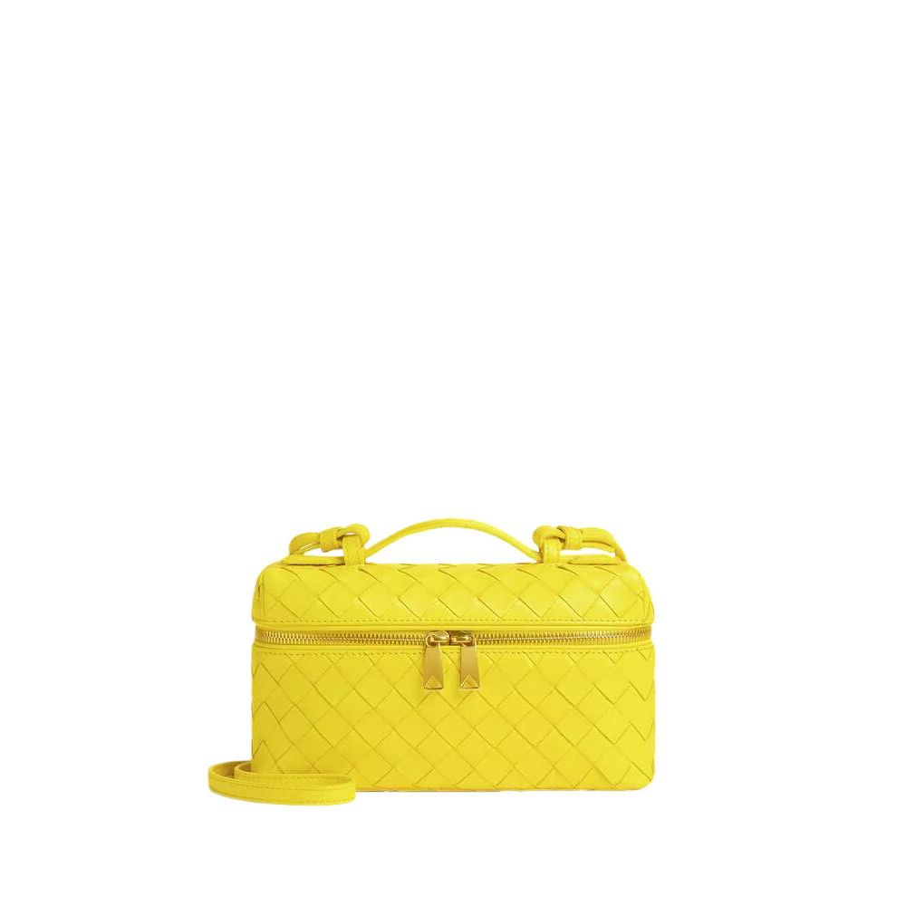 Bottega Veneta BOTTEGA VENETA Bang Bang $3200 Sulfur Intrecciato Leather Va Size ONE SIZE - 1 Thumbnail