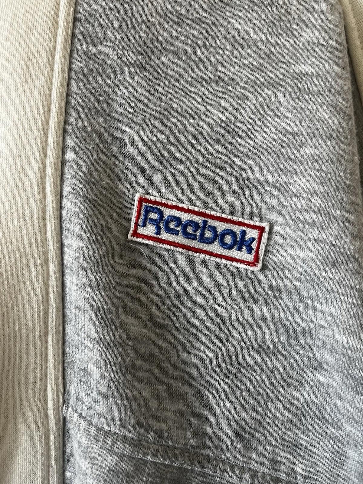 Reebok Vintage 90s Reebok Vector Track Jacket Cream Gray Union L Size US L / EU 52-54 / 3 - 2 Thumbnail