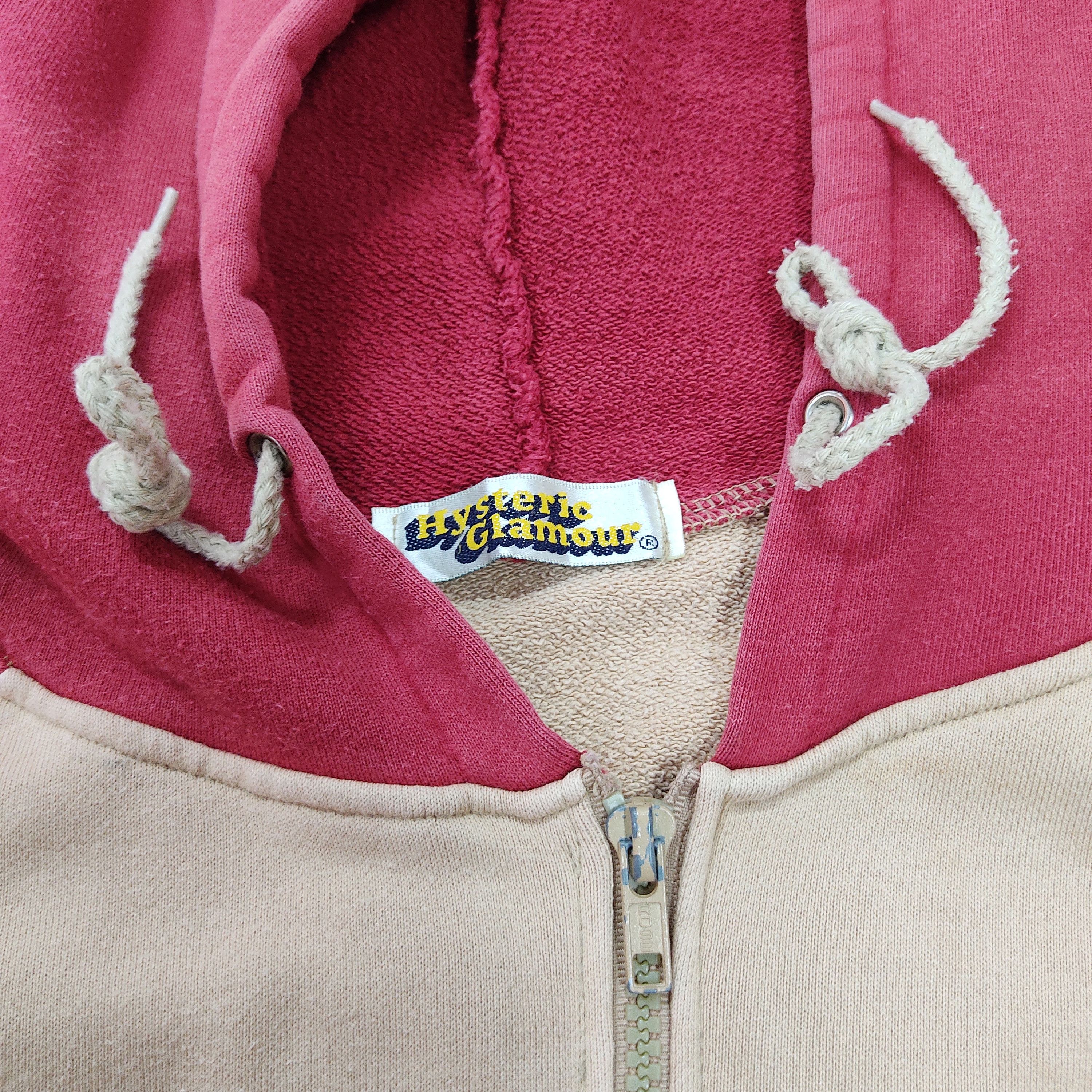 Hysteric Glamour × StraightFaded Hysteric Glamour Yankee Girl Distressed Sun Faded Hoodie Size S / US 4 / IT 40 - 13 Thumbnail