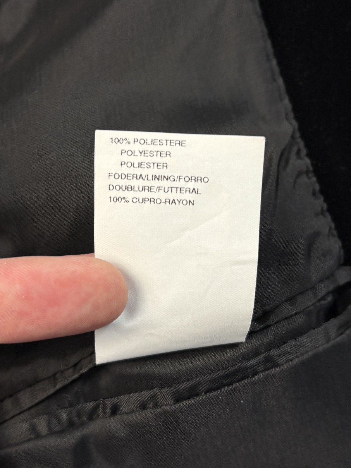 Emporio Armani F/W 2000 Emporio Armani Blazer Velvet Tuxedo Jacket Vintage Size 52R - 7 Thumbnail