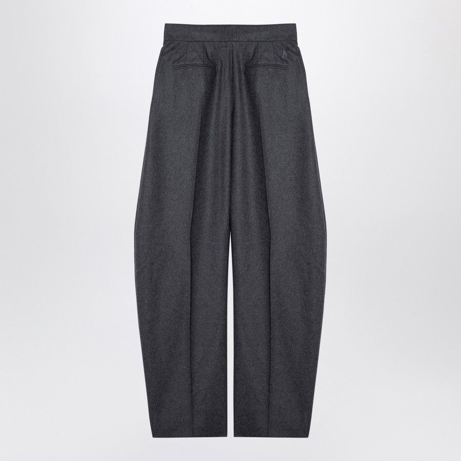 The Attico o1d2blof1024 Wool-Blend Trouser In Grey Size 27" / US 4 / IT 40 - 2 Thumbnail