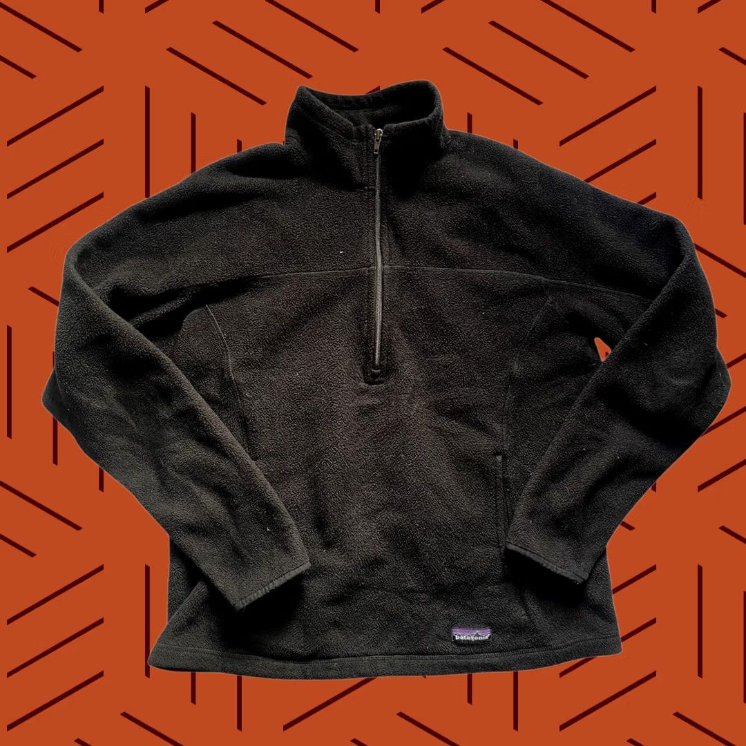 Patagonia Patagonia Simple Synchilla Jacket Mens M Black Fleece Full Zip Style Size US M / EU 48-50 / 2 - 1 Thumbnail