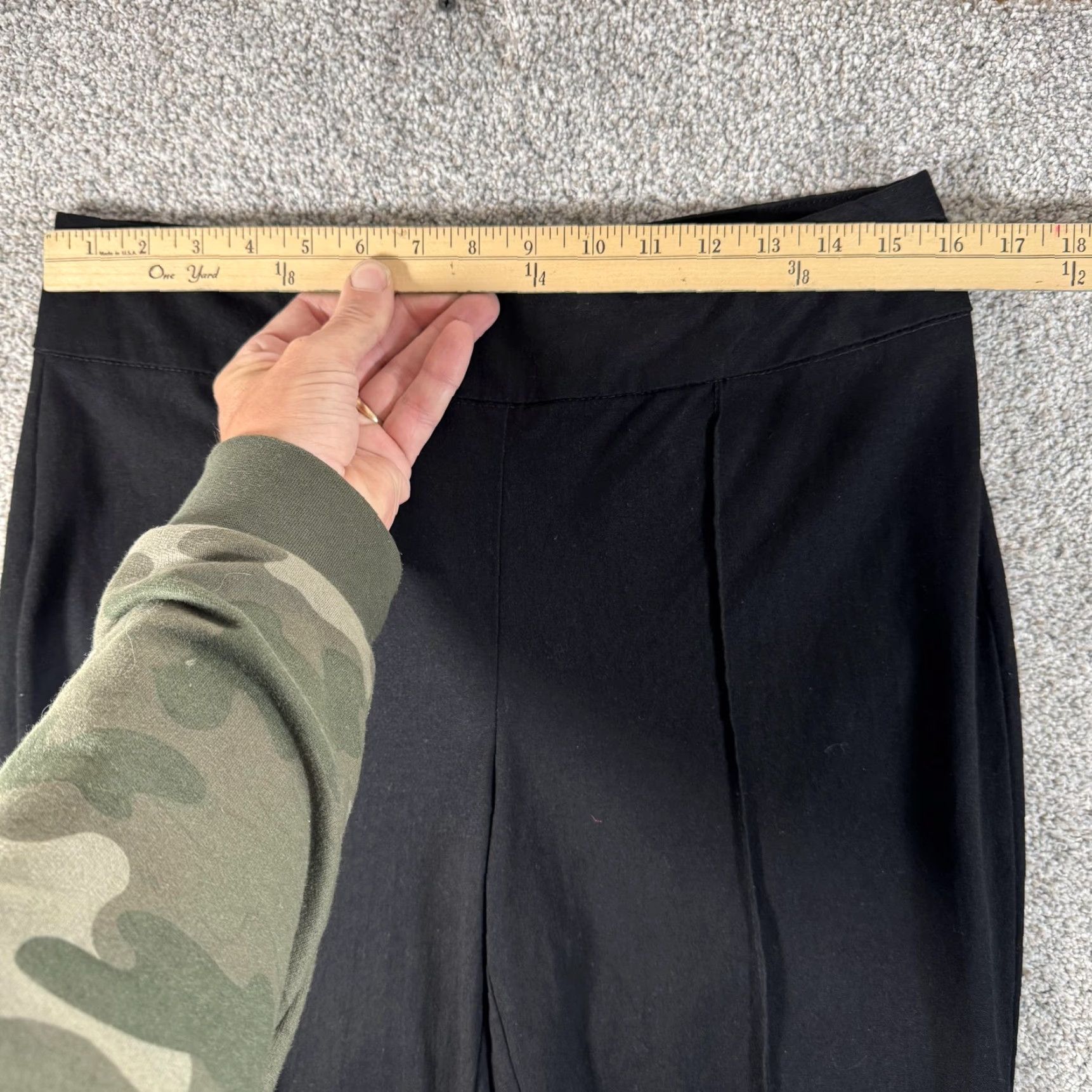 Vintage Chico's Travelers Collection Pants Black Ankle Ponte Knit Tapered Leg Womens Regular Size 1 Stretch Pull-On Classic Size 25" / US 0 / IT 36 - 2 Thumbnail