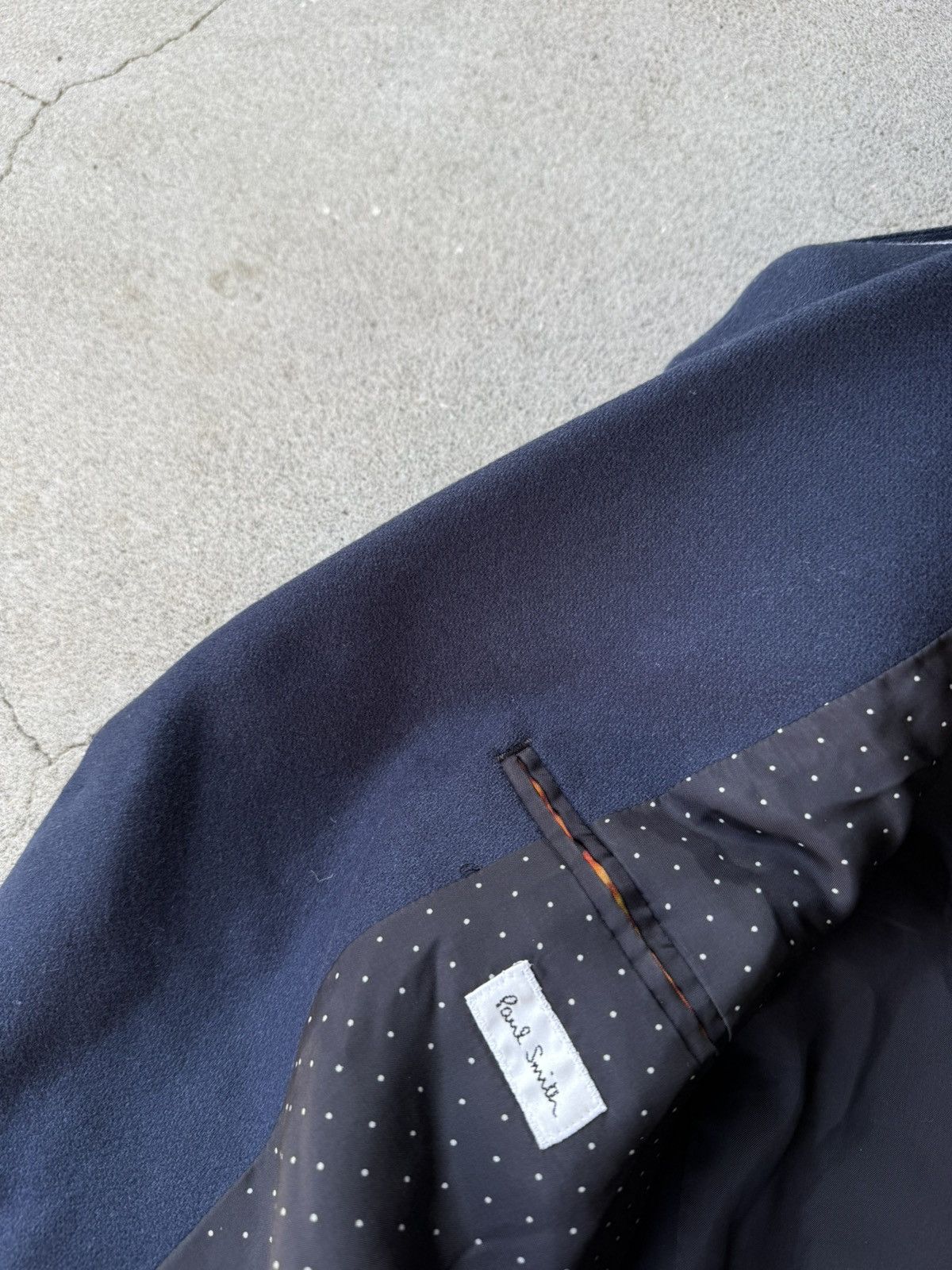 Paul Smith PAUL SMITH Archive Dark Navy Wool Tailored Jacket Size 46S - 8 Thumbnail