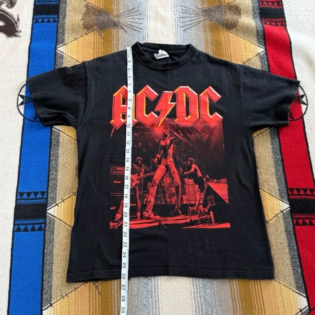 Delta VINTAGE AC/DC Rock Band T-Shirt Medium M Black Men Short Sleeve Y2K Grunge Music Rock Vintage 2000s Shirt Member Mens Size US M / EU 48-50 / 2 - 5 Thumbnail