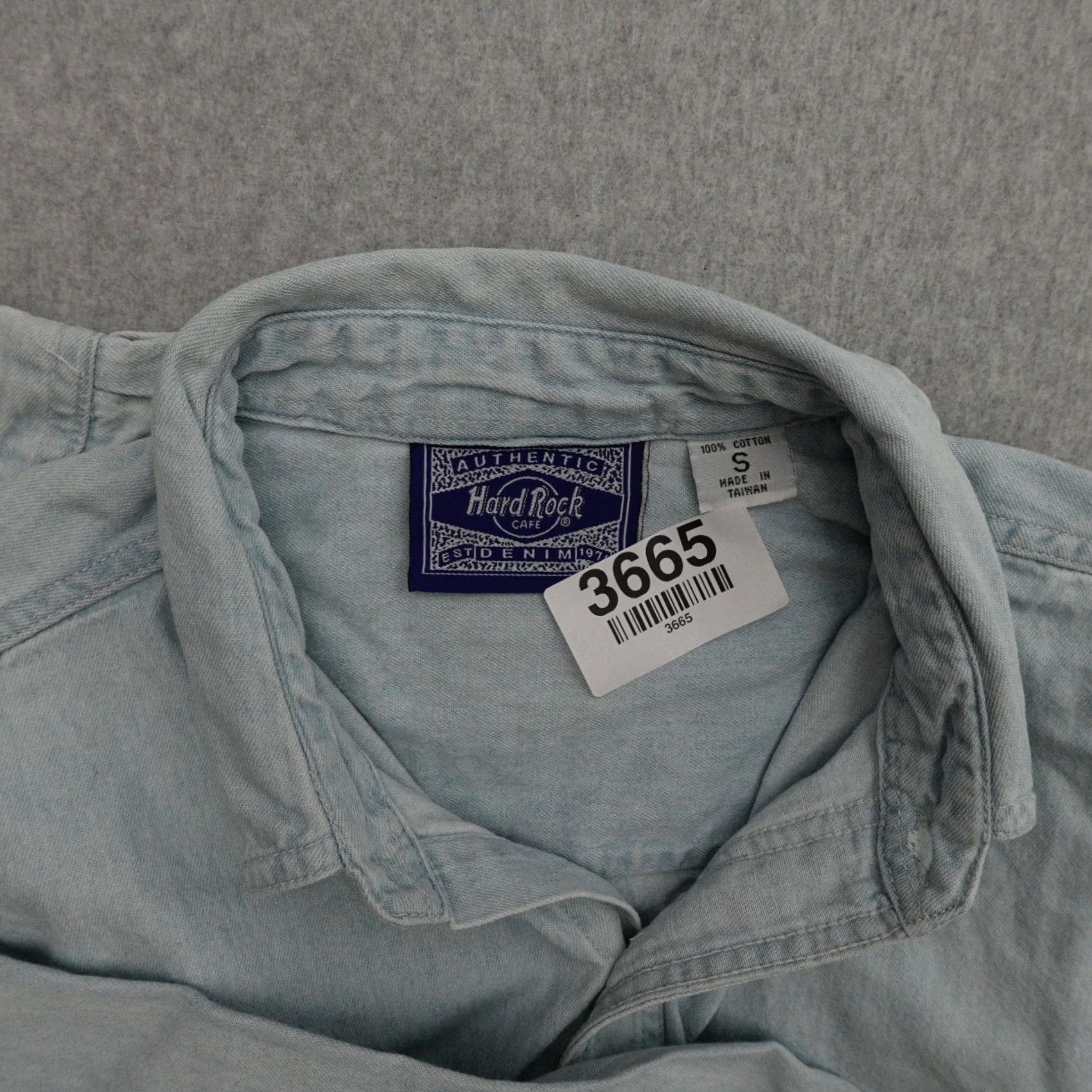 Hard Rock Cafe Vintage Hard Rock Cafe Shirt Denims Long Sleeve Button-Up Small Adult Blue 90s Mens Slim Regular XS-27 23X27 Size US S / EU 44-46 / 1 - 3 Thumbnail