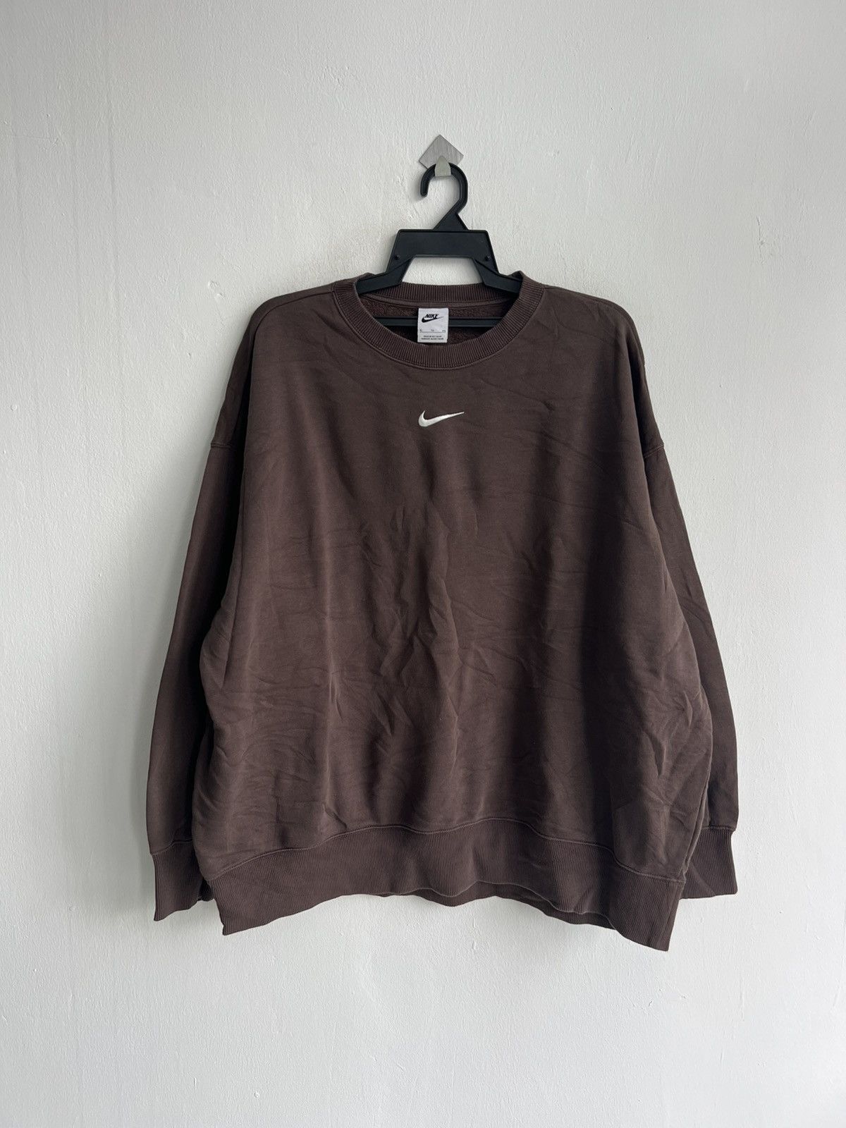 Drake × Nike Y2K Nike Sportswear Swoosh Centre Logo Baggy Sweatshirt Size US XL / EU 56 / 4 - 2 Thumbnail