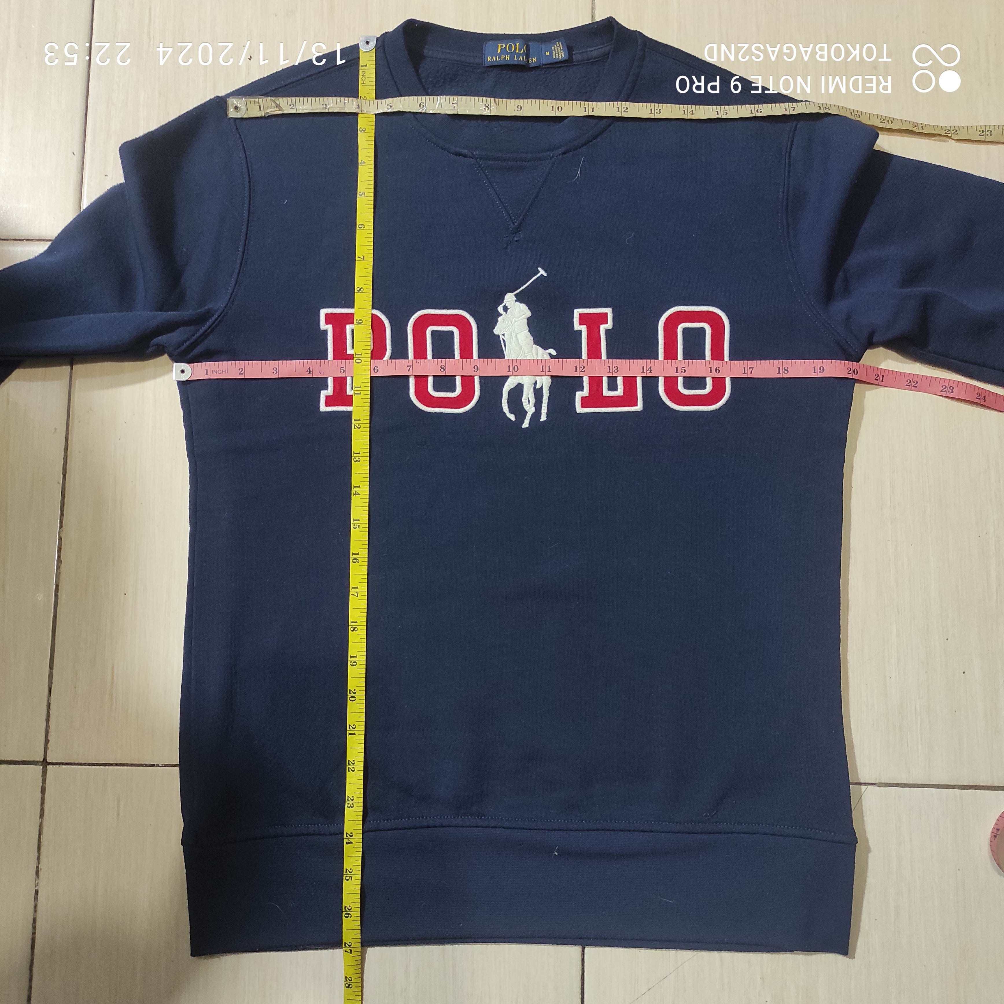Polo Ralph Lauren Vintage POLO ralph lauren big spellout crewneck sweatshirt Size US M / EU 48-50 / 2 - 11 Thumbnail