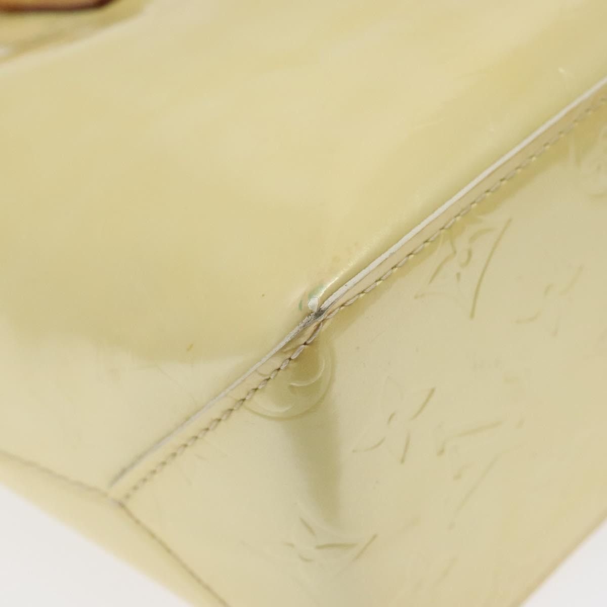 Louis Vuitton LOUIS VUITTON Monogram Vernis Reade PM Hand Bag Perle M91336 Size ONE SIZE - 14 Thumbnail