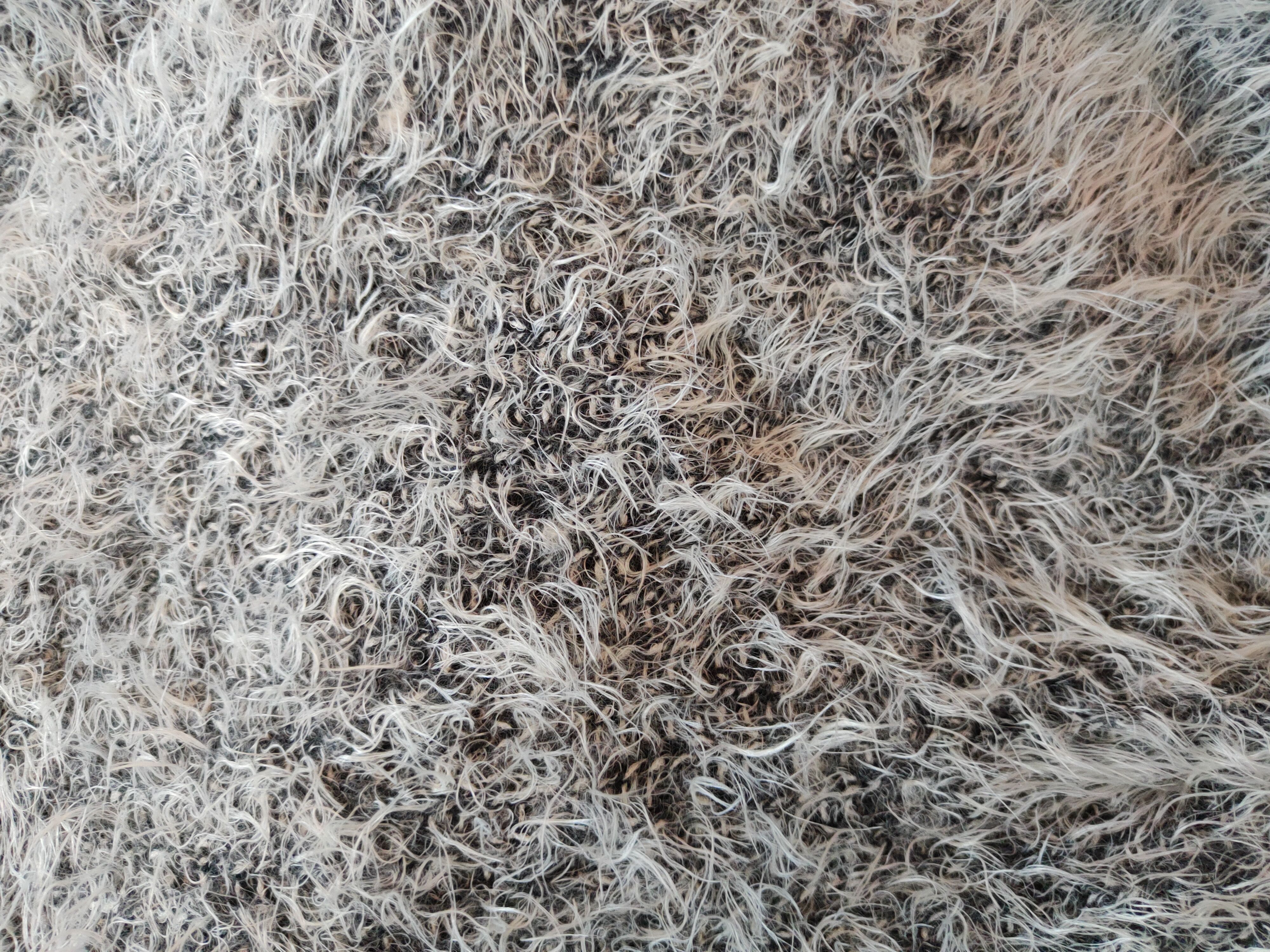 Aran Isles Knitwear × Japanese Brand Japanese Brand White Black Fur Mohair Knitwear #S2102 Size M / US 6-8 / IT 42-44 - 10 Thumbnail