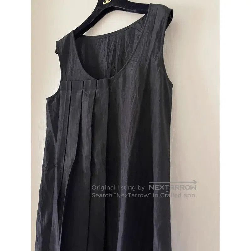 Yohji Yamamoto Yohji Yamamoto Black Long Dress for Women . Size L / US 10 / IT 46 - 2 Thumbnail
