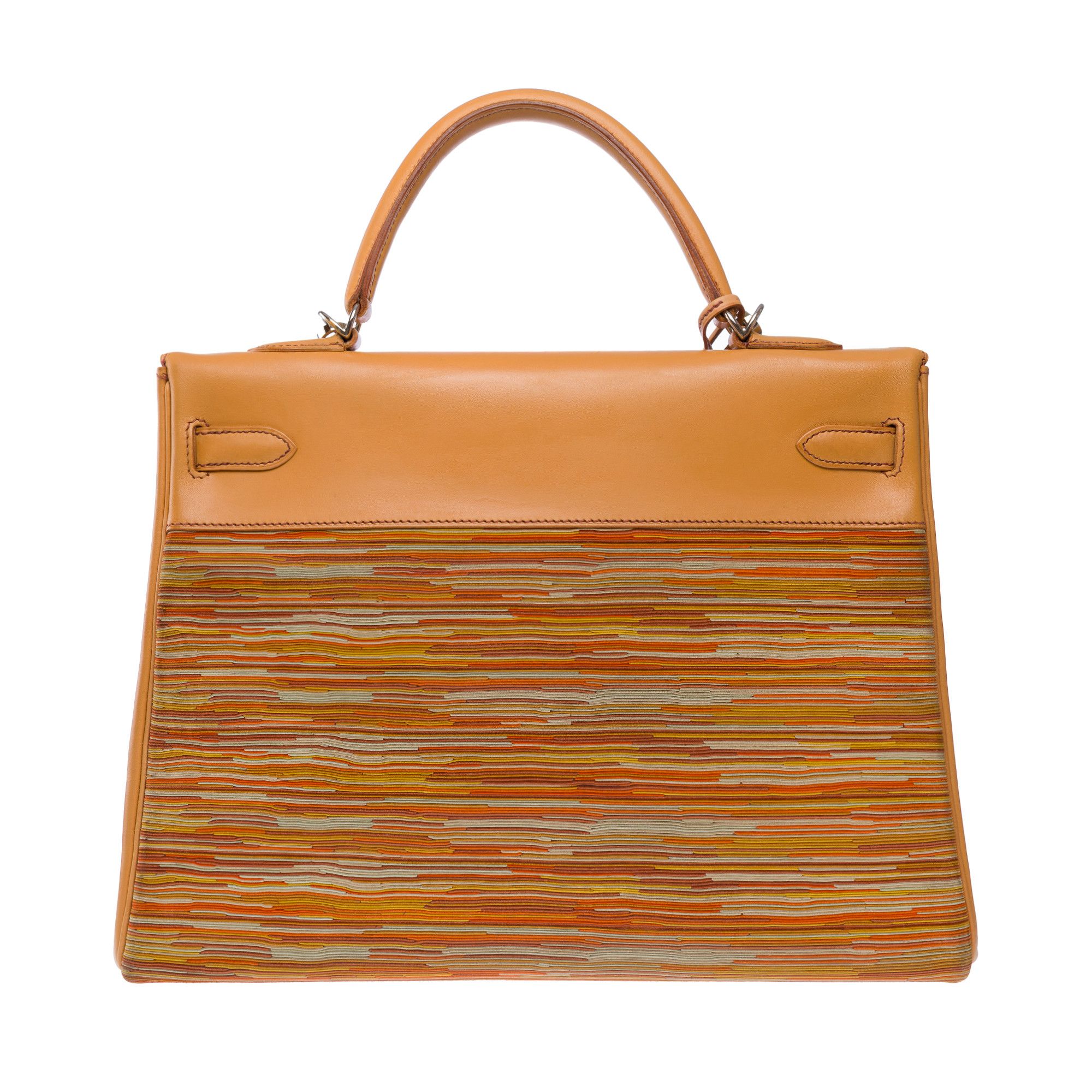 Hermes HERMES Kelly 35 in Beige Leather Size ONE SIZE - 4 Thumbnail
