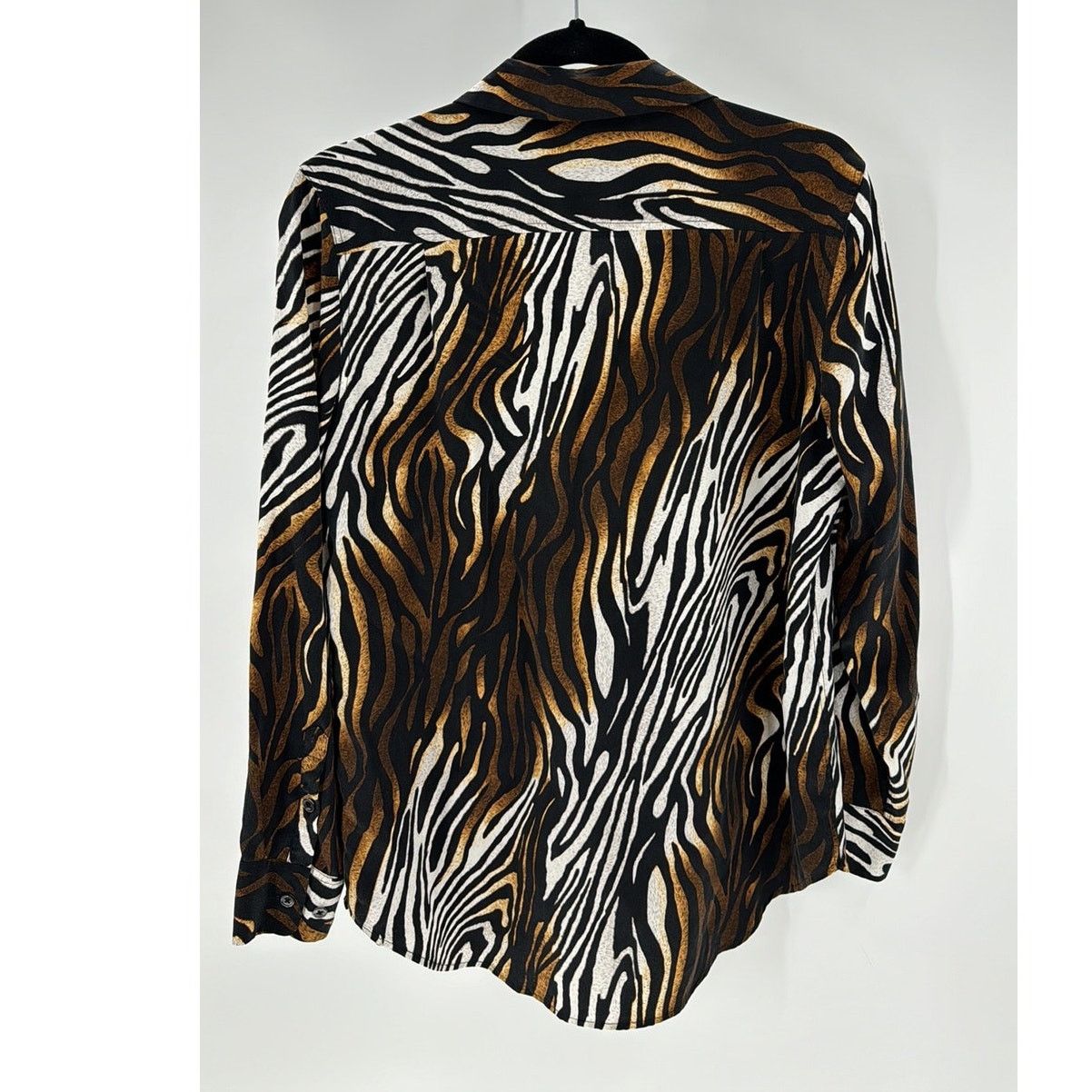 Equipment EQUIPMENT Reese Clean Zebra Print Silk Shirt Blouse bold Size S / US 4 / IT 40 - 8 Thumbnail