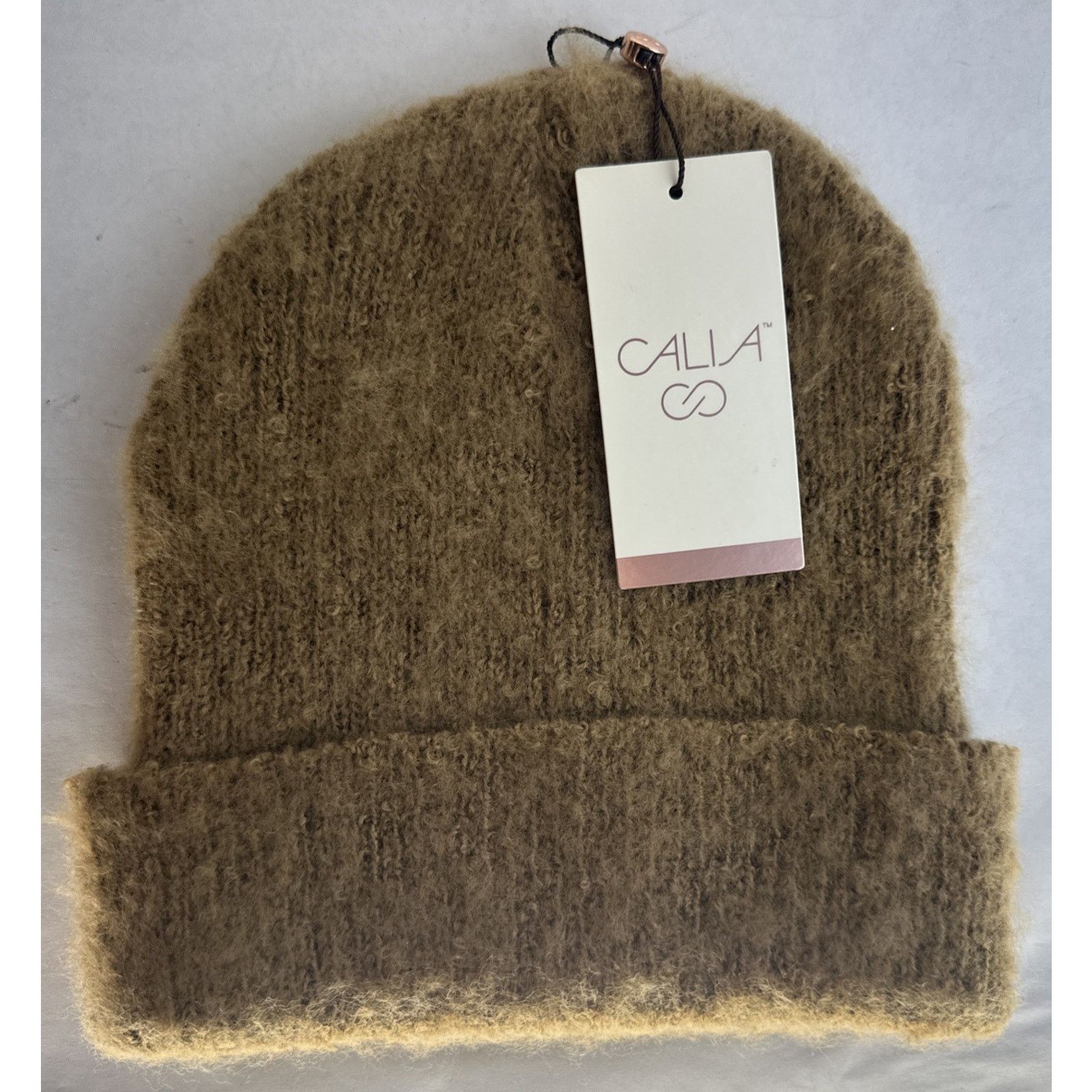 & Other Stories Calia Hat Beanie Womens One Size Tan Brown Luxe Soft Knit Size ONE SIZE - 1 Thumbnail