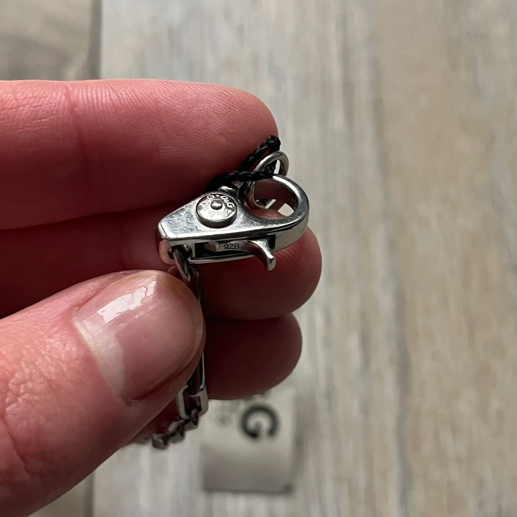 Dolce & Gabbana Dolce & Gabbana X Dog Tag Necklace Size ONE SIZE - 8 Thumbnail