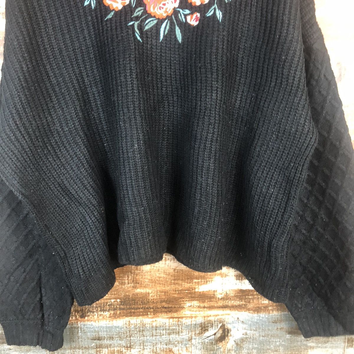 Japanese Brand DL Day Cassin Favor Black Knitwear #C596 Size L / US 10 / IT 46 - 6 Thumbnail