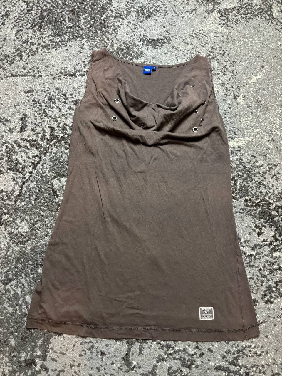 If Six Was Nine × Vintage Vintage Y2K Tank Tops Opium Metal Asymmetrical Furniture Size US S / EU 44-46 / 1 - 1 Thumbnail