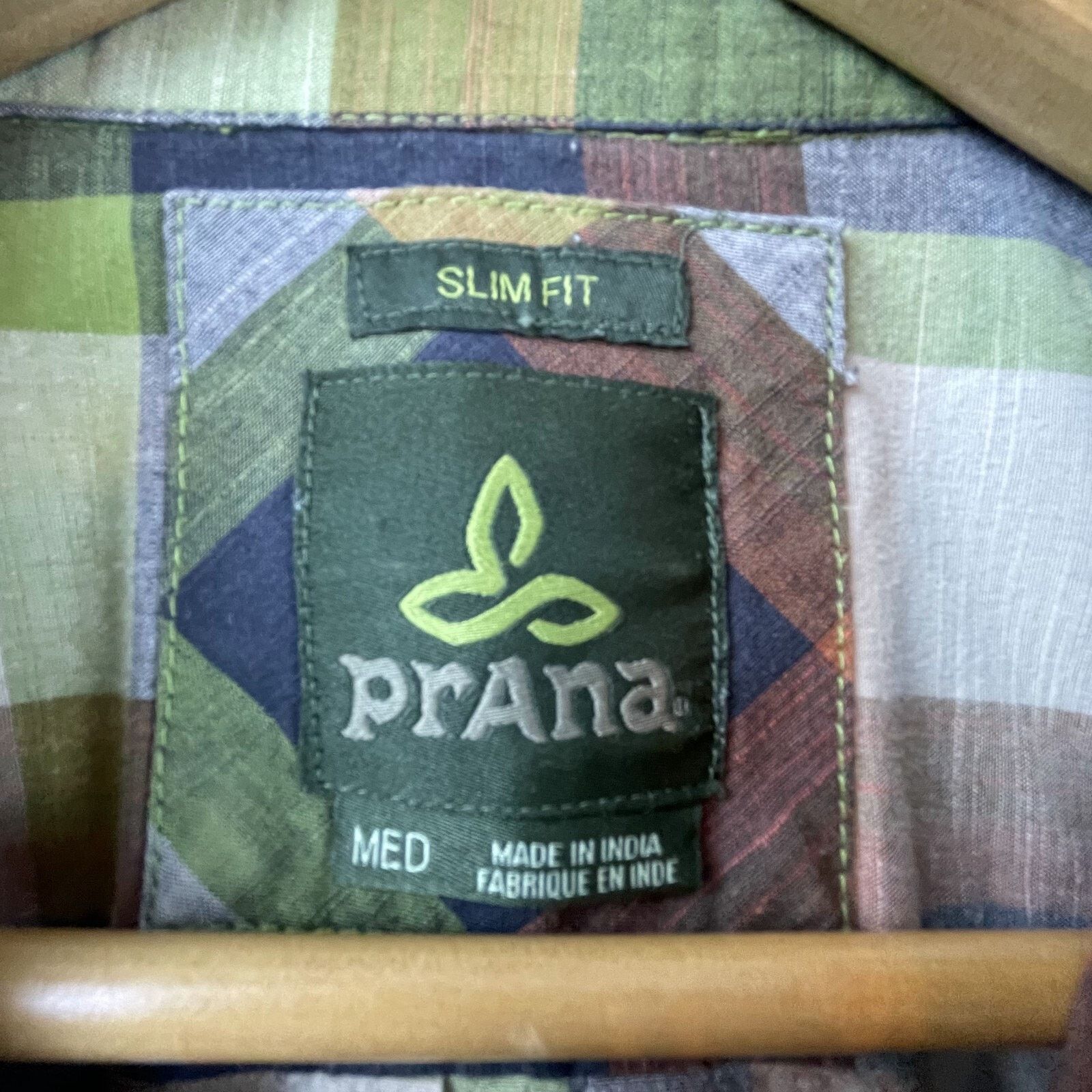 Prana prAna Benton Shirt Mens Medium Multicolor Plaid Cabin Hiking Size US M / EU 48-50 / 2 - 2 Thumbnail